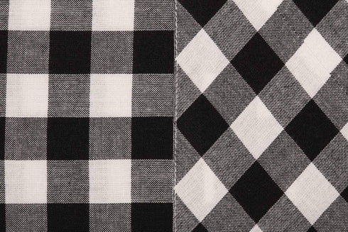 Piper Classics Vintage Check Black King Sham Set of 2 21x37+4...