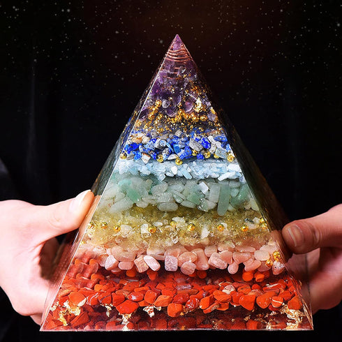 Large Pyramid Silicone Molds Big Pyramid Resin Mold Epoxy Resin Casting Molds with Plastic Stand Base for Jewelry Casting DIY Crafts...