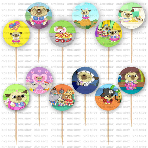Chip and Potato Cupcake Toppers,Party Supplies Decorations...