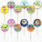 Chip and Potato Cupcake Toppers,Party Supplies Decorations...