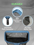 KEMANO Professional Pool Leaf Rake, Heavy Duty Cleaning Tool with Deep Fine Nylon Mesh Net Bag, Debris Pickup, Works with Universal Pool Pole...