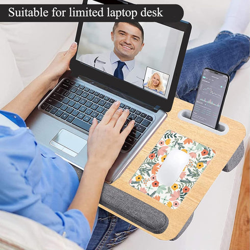 Small Mouse Pad, Mini Mouse Pad 6 X 8 Inch with Non-Slip Rubber Base for Keyboard Tray Laptops Wireless Mouse Home Office Travel, Washable & Porta...
