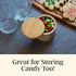 Totally Bamboo Salt Cellar with Swivel Lid – Bamboo Spice Box Storage Container for Kitchen Countertop with Magnetic Closure – Ideal for Sea Salt,...