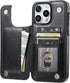Wallet Case Compatible with iPhone 15 Pro Max(6.7"),Slim Protective case with Card Holder with 1 Screen Protective Glass,Premium PU Leather Kickst...