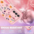 for Samsung Galaxy A13 5G Case,Galaxy A13 5G Case with Slide Camera Cover for Women Men,Heavy Duty Protective Flowers Collection Phone Cover for S...