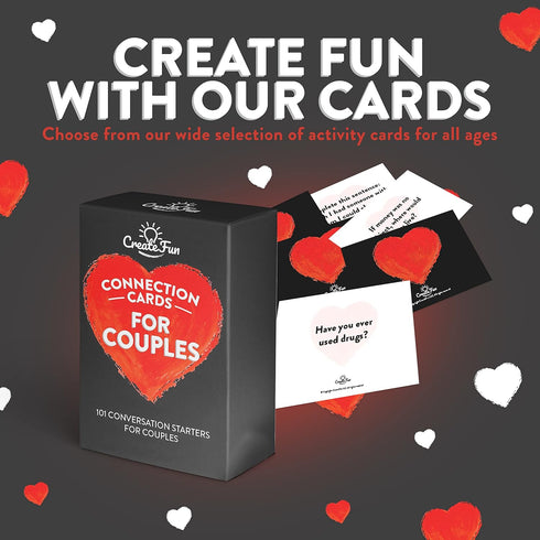 Conversation Cards for Couples - 101 Couples Conversation Starter Cards - Conversation Starter and Question Cards for Engaging and Thought-Provoki...