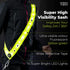 Rechargeable Led Reflective Lighted Vest for Walking in The Dark, LED Reflective Sash, Night Dog Walking Gear, Dog Lights for Night Walking, Refle...