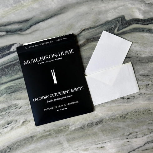 Murchison-Hume Zero-Waste Luxury Travel Laundry Sheets - Pack of 6 Double Sheets - Up to 12 Loads (Rosewood Leaf & Lavender)...