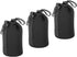 PATIKIL Camera Lens Bag, 3 Pcs 3.9" ID x 7.1" H Drawstring Lens Pouch with Thick Protective Neoprene, Lens Case for DSLR Camera Lens, Water Coffee...