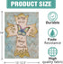 Easter Decorative 12 x 18 Religious Garden Flag Cross Double Sided Christian Faith, with God All Things are Possible Burlap Yard Decoration, Butte...