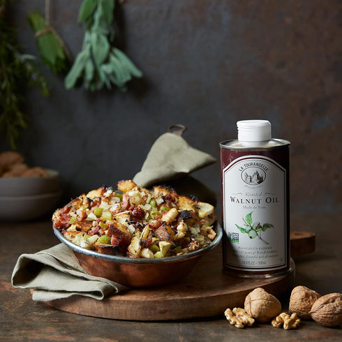La Tourangelle, Roasted Walnut Oil, Plant-Based Source of Omega-3 Fatty Acid, Cooking, Baking, & Beauty, 25.4 Fl Oz...