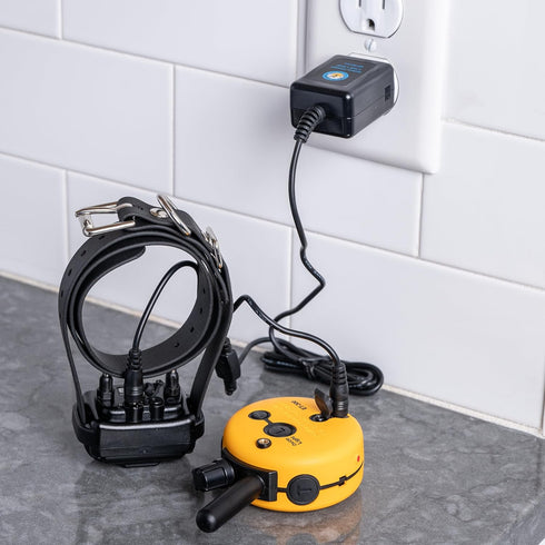 Educator CHARGER-300/400 Dual Lead Charger for Series 300, 400 and BP-504 Barkless Training Collars with Round Charging Ports, Black...