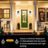 Dusk to Dawn Light Bulbs, 40W Equivalent LED Outdoor Lighting Sensor LED Bulb Warm White 3000K, A19 E26 Base 6W Auto On/Off Night Light Bulbs for ...