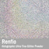 Renfio Holographic Ultra Fine Metallic Resin Glitter 2.11 Oz (60g) PET Flakes Crafts Sequins 1/128" 0.008" 0.2mm Epoxy Chips Flakes Rainbow Glitte...