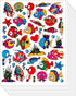 Tropical Fish Sea Ocean Stickers for Scrapbook Flashy (270 pcs, 10 Sheets)...