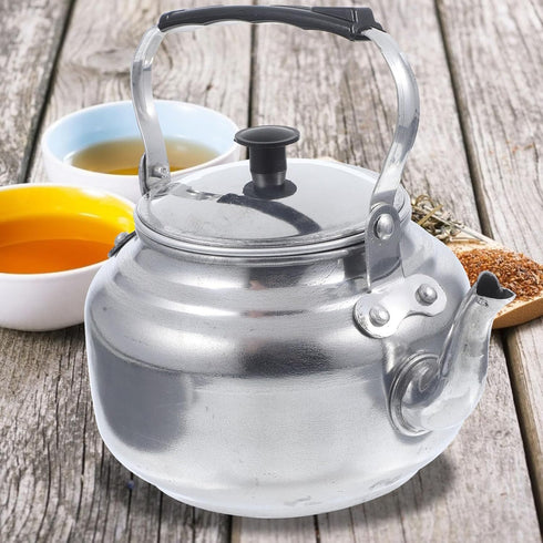 6.9Inches Aluminum Alloy Stove Top Teakettle Kitchen Teapot Vintage Alloy Coffee Kettle Boiling Water Kettle Old Fashioned...