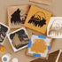 GSS Designs Mountain Forest Wolf Stencils (2 Pack) - Reusable Woodland Animal Stencil (12x12Inch) for Painting on Wood Wall Garden Flag Fabric Can...