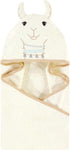 Little Treasure Unisex Baby Cotton Animal Face Hooded Towel, Neutral Llama, One Size...