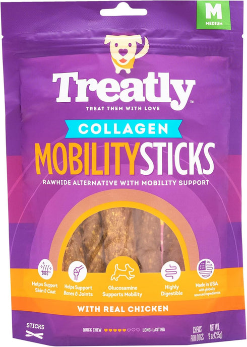 Collagen Smart Sticks Dog Treats - Chicken & Sweet Potato Flavor, 9oz/1 Pack...