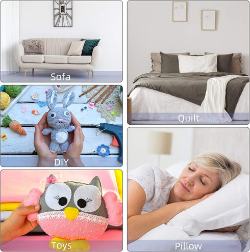 2 Pieces 59 Inch Polyester Quilt Batting Bonded Batting Upholstery Batting for Quilting Craft and Wearable Arts (2 Yards)...