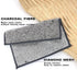 12 Pcs Bamboo Charcoal Fibre Non ScratchWire Dishcloth,Reusable Kitchen Wire Miracle Cleaning Cloths, Multipurpose Wire Dishwashing Rags for Wet a...