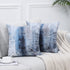 Blue and Grey Abstract Art Artwork Pillow Cover, Gallery Modern Decorative Throw Pillows Cushion Cover for Bedroom Sofa Living Room 18 x 18 Inch S...