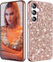 Galaxy A35 Glitter Case for Samsung Galaxy A35 5G Phone Case for Women Girls, Slim Ultra Thin Matte Back Shockproof Protective Cover for Samsung A...