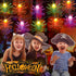 Spider String Lights for Halloween, 8.5 Ft Spider String Lights with 10 LEDs Colorful Spider Lights Perfect for Parties, Yard Door, Bars, Black Wi...