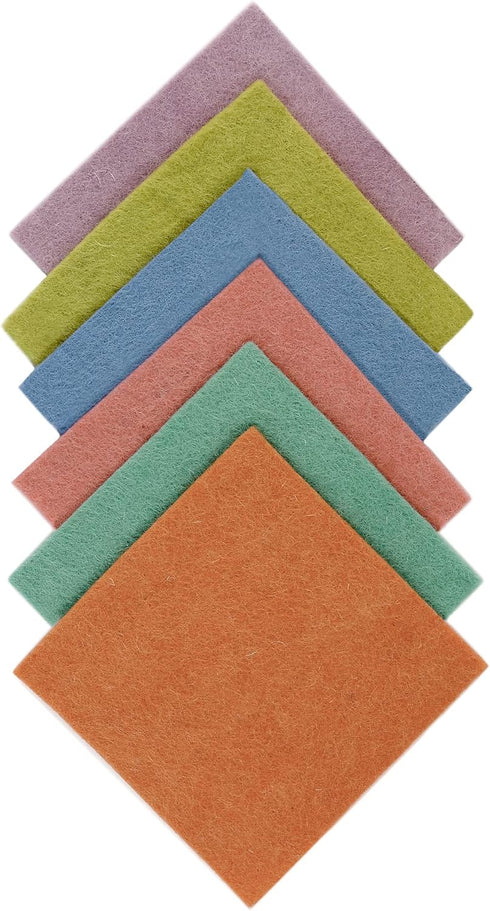 Wilton Feltworks Craft Squares, Rainbow Colors,, 6" x 6" Each (72-76398)...