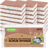 HOMEXCEL Natural Scrub Sponges Kitchen 24 Pack, Non-Scratch Cleaning Sponges for Dishes, Cellulose Sponges Safe on Non-Stick Cookware, Dual Sided ...