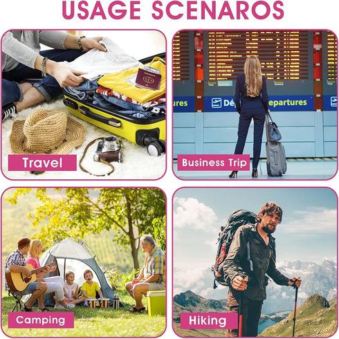 2Pcs Travel Toothbrush Folding Toothbrush Portable Soft Toothbrush Small Foldable Travel Toothbrushes for Travel Camping Hiking...