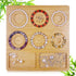 Favonuovy Bead Boards for Jewelry Making Bamboo Bracelet Making Bead Tray 5" 5.5" 6" 6.5" 7" 7.5" All in Inches Wooden Bracelets Sizer Measurement...
