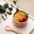 Baby Bamboo Bowls with Suction and Matching Spoon Set - 2PC Feeding Supplies Set for Infant, Toddlers - Detachable Silicone Suction Stay Put Base ...