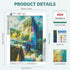 EOBROMD Fantasy Landscape Diamond Art Painting Kits for Adults, 5D Diamond Art Kits for Beginners, DIY Paint by Numbers with Full Drill Diamond Do...