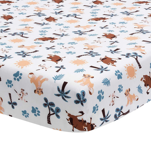 Lambs & Ivy Lion King Adventure Fitted Crib Sheet, Multicolor...