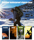 Waterproof Cigarette Case with Lighter, Full Pack 20 Regular Holder Electric Lighter USB Rechargeable, Windproof Flameless for Outdoor Adventures ...