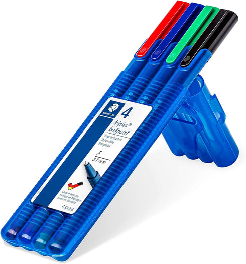 STAEDTLER Triangular Ballpoint Pen Triplus ball Ergonomic Triangular Shape Line Width F 437 FSB4...