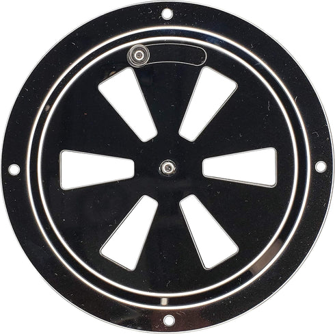 4" BBQ Smoker Air Vent (Stainless Steel) - Pinwheel Grill Damper For Increased Airflow...