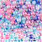 75g Mix Resin Pearls Rhinestones Kit, 3-10mm Half Pearls and 2-6mm Flatback Rhinestones for Nail Art Decoration Shoes Clothes Tumblers Scrapbookin...