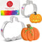 Pumpkin Cookie Cutters 2-Pc. Set Made in USA by Ann Clark, 4", 3"...