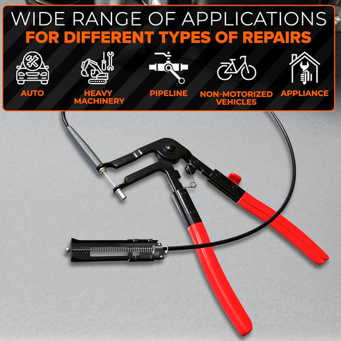 Radiator Hose Clamp Pliers Automotive - Hose Clamp Tool Radiator Hose Removal Tool Wire Pliers Tool Long Reach Pinch Clamp Pliers - Radiator Hose ...