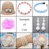 Guoxin 200Pcs Glass Pearl Beads Faux Pearls Round Czech Tiny Satin Luster Spacer Loose Beads Bulk with Holes Handcrafted for DIY Bracelets Jewelry...