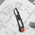 DORCO S102 Snap-Off Utility Knife + Precision 9mm (11 Blades) with Comfort Grip and Auto-Lock System – Professional Craft and Office Tool...