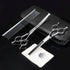 Dog Grooming Scissors with Safety Rounded Tips, Professional 4 in 1 Pet Grooming Scissors Kit with Curved Dog Scissors for Grooming, Chunker Shear...