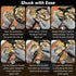 Oyster Shucking Knife,Oyster Shucker,2 Set Sturdy Sharpness Oyster Knife With Comfort Wood-handle,Oyster Shucking Kit With 1 Pairs Of Level 5 Prot...