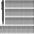 100 Pcs 4'' Mini Pen Bulk, Small Retractable Ballpoint Pens, 0.7 mm Fine Point Pens with Clip, Tiny Ink Black Pens, Smooth Writing Rollerball Pens...
