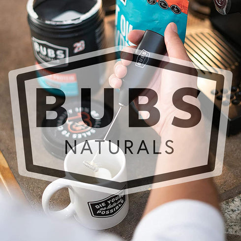 BUBS Naturals Mix Wand - Handheld Milk Frother - Lattes, Coffee, Cappuccino, Frappes, Hot Chocolate Blender - Portable Protein Powder, Omelet, Egg...