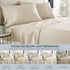 HC Collection Pillow Cases Standard Size/Queen Size Set of 2- Microfiber, Extra Soft Pillowcases - Easy Care & Machine Washable - Cream...