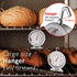 2.5“ Large Dial Oven Thermometer,Grilling and Cooking Thermometer- with Dual Scale and 360 Degree Rotary Hook, Easy to Read Large Reading Number S...