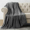 Utopia Bedding Fleece Blanket Throw Size Grey 300GSM Luxury Anti-Static Fuzzy Soft Microfiber Blanket for Couch, Sofa and Bed (60x50 Inch)...